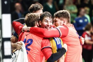 26.02.2026. Berlin. Mecz Industria Kielce - Fuchse Berlin / Fot. PAP/EPA/FILIP SINGER