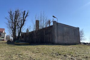 26.02.2026. Masłów. Miejsce, gdzie ma powstać Centrum Historii Lotnictwa / Fot. Marcin Marszałek - Radio Kielce