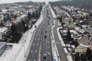 18.02.2026. Kielce. Ulica Wojska Polskiego / Fot. Jarosław Kubalski - Radio Kielce