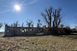 26.02.2026. Masłów. Miejsce, gdzie ma powstać Centrum Historii Lotnictwa / Fot. Marcin Marszałek - Radio Kielce