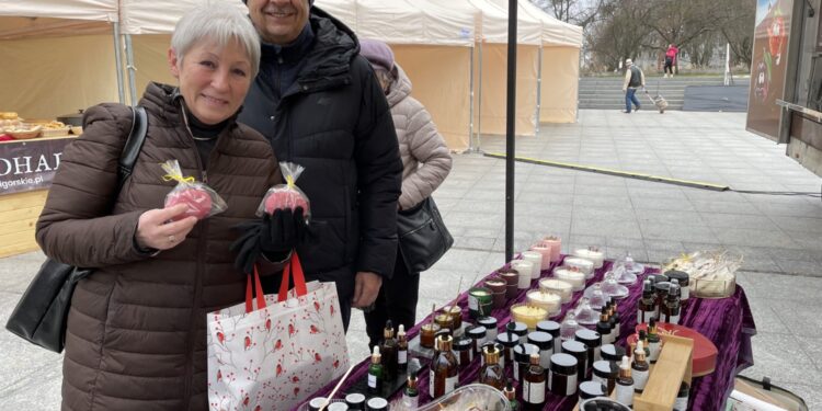 14.02.2026. Sandomierz. Kiermasz walentynkowy / Fot. Grażyna Szlęzak-Wójcik - Radio Kielce