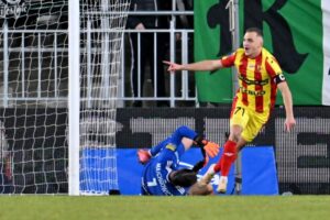 13.02.2026. Radom. Mecz Radomiak Radom - Korona Kielce / Fot. PAP/Piotr Polak