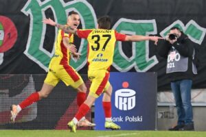 13.02.2026. Radom. Mecz Radomiak Radom - Korona Kielce / Fot. PAP/Piotr Polak