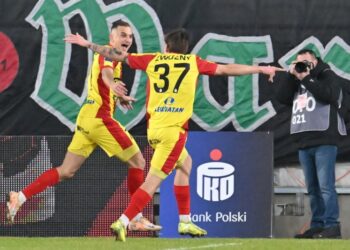 13.02.2026. Radom. Mecz Radomiak Radom - Korona Kielce / Fot. PAP/Piotr Polak