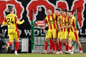 13.02.2026. Radom. Mecz Radomiak Radom - Korona Kielce / Fot. PAP/Piotr Polak