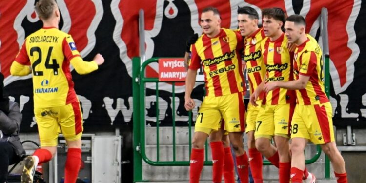 13.02.2026. Radom. Mecz Radomiak Radom - Korona Kielce / Fot. PAP/Piotr Polak