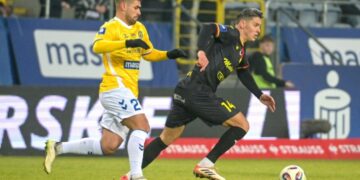 28.02.2026. Lublin. Mecz Motor Lublin - Korona Kielce / Fot. PAP/Wojciech Szubartowski