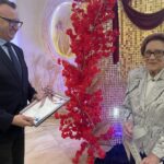 13.02.2026. Sandomierz. Setne urodziny Danuty Targowskiej / Fot. Grażyna Szlęzak - Radio Kielce