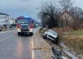 Zderzenie na drodze krajowej powodem utrudnień - Radio Kielce 23.02.2026. Jaronowice. Wypadek / Fot. KP PSP Jędrzejów