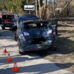 Zderzenie trzech samochodów na krajowej „9”