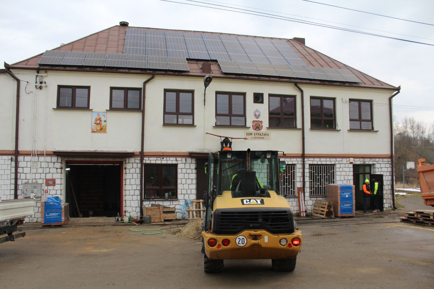 W Dzierążni powstaje nowoczesna remiza strażacka