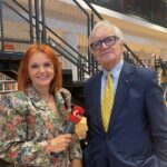 Gdzie odbędzie się tegoroczny Festiwal Filmów-Spotkań NieZwykłych? - Radio Kielce 16.03.2026. Ostrowiec Świętokrzyski. Ostrowiecki Browar Kultury. Konferencja prasowa dotycząca Festiwalu Filmów-Spotkań NieZwykłych. Na zdjęciu: Grażyna Szlęzak-Wójcik i Andrzej Seweryn / Fot. Radio Kielce