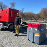 18.03.2026. Sandomierz. Przekazanie nowoczesnego sprzętu ratunkowego, zakupionego w ramach Programu Ochrony Ludności i Obrony Cywilnej, strażakom z OSP z powiatu sandomierskiego / Fot. Grażyna Szlęzak-Wójcik – Radio Kielce