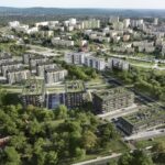 Wizualizacja osiedla mieszkaniowego w rejonie ul. Warszawskiej i Sikorskiego / źródło: Trust Investment