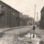 Kielce. Ulica Nowy Świat. Lata 1962-1968. Widok w stronę ulicy Pocieszka