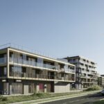 Wizualizacja osiedla mieszkaniowego w rejonie ul. Warszawskiej i Sikorskiego / źródło: Trust Investment