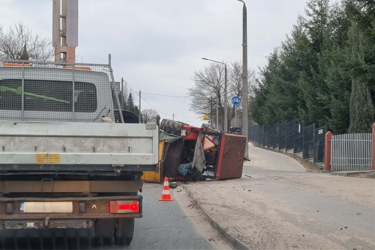 17.03.2026. Starachowice. Ul. Kopalniana. Wypadek / Fot. policja