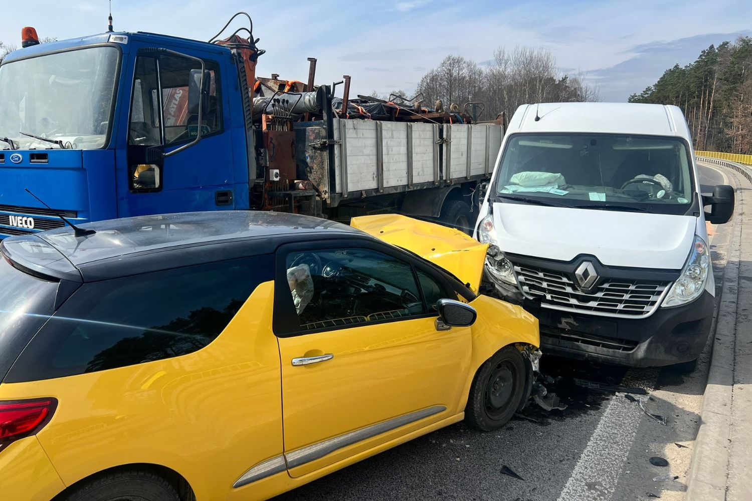 Groźne zderzenie w Sukowie. Jedna osoba w szpitalu