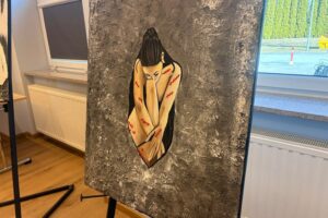 06.03.2026. Kielce. Biblioteka wojewódzka. Wystawa malarstwa Agnieszki Hojwy „Siła kobiet – emocje zapisane na płótnie” / Fot. Aleksandra Słowak - Radio Kielce