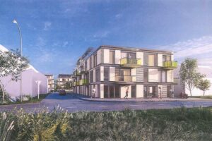 Inwestycja deweloperska przy ul. Piekoszowskiej / Wizualizacja