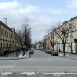 Kielce. Ulica Stefana Żeromskiego. 2003 rok. Skrzyżowanie z ulicą Głowackiego / źródło: fotopolska.eu