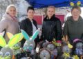 Ręcznie robione palmy, jerzyki i filcowe dekoracje na bodzentyńskim kiermaszu - Radio Kielce 22.03.2026. Bodzentyn. Kiermasz Wielkanocny / Fot. Marta Gajda-Kruk - Radio Kielce