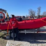 18.03.2026. Sandomierz. Przekazanie nowoczesnego sprzętu ratunkowego, zakupionego w ramach Programu Ochrony Ludności i Obrony Cywilnej, strażakom z OSP z powiatu sandomierskiego / Fot. Grażyna Szlęzak-Wójcik – Radio Kielce