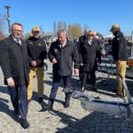 18.03.2026. Sandomierz. Przekazanie nowoczesnego sprzętu ratunkowego, zakupionego w ramach Programu Ochrony Ludności i Obrony Cywilnej, strażakom z OSP z powiatu sandomierskiego / Fot. Grażyna Szlęzak-Wójcik – Radio Kielce