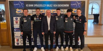 17.03.2026. Suchedniów. Konferencja prasowa KS Bank Spółdzielczy Orlicz 1924 Suchedniów / Fot. Maciej Makuła - Radio Kielce