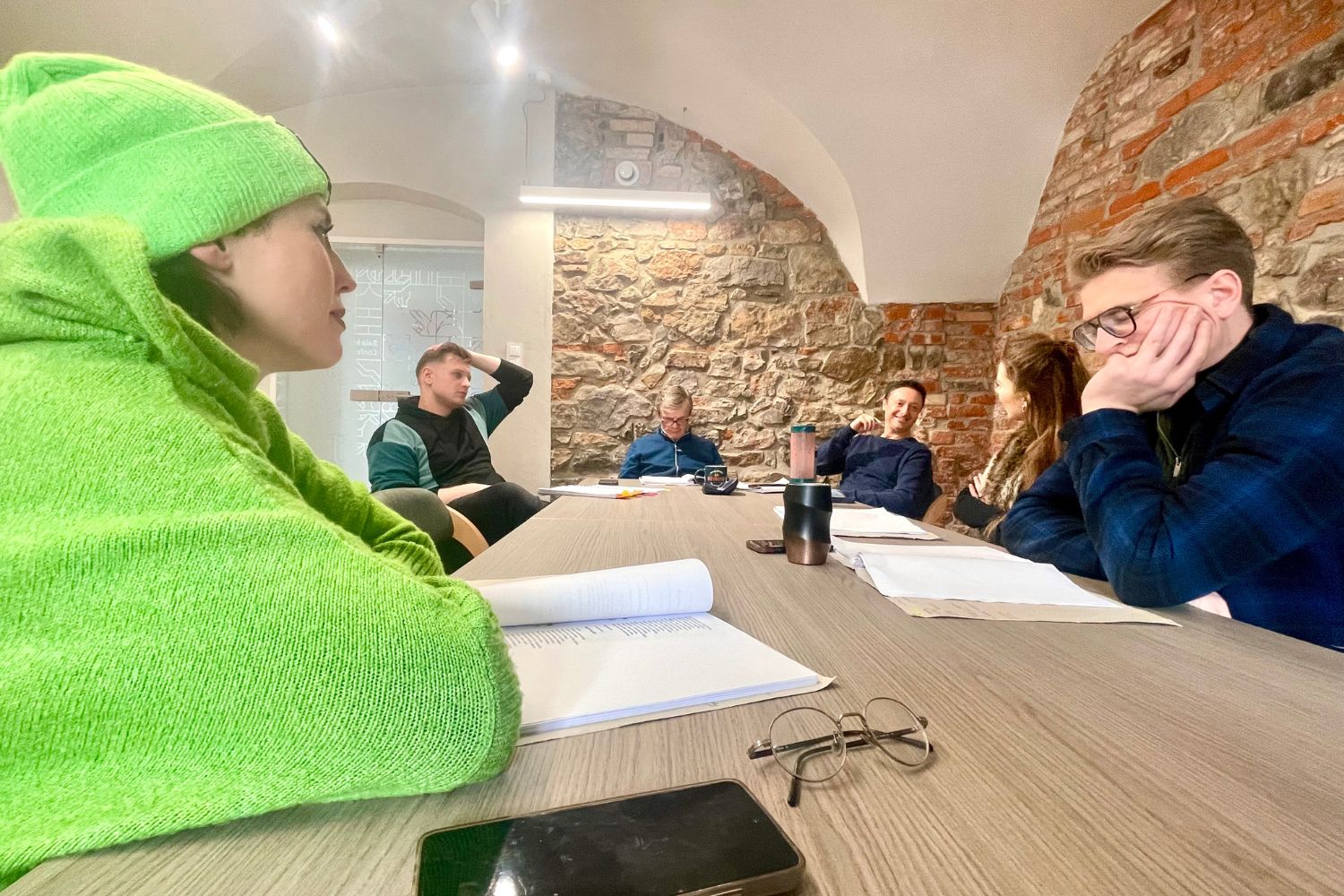 Teatr Lalki i Aktora „Kubuś” w Kielcach. Próby do „Wesela” Stanisława Wyspiańskiego / Fot. Dorota Klusek - Radio Kielce