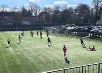 21.03.2026. Mecz 23. kolejki Betclic 3. Ligi: Wisła II Kraków - Star Starachowice / Fot. Jakub Rożek - Radio Kielce