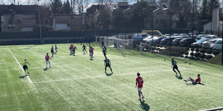 21.03.2026. Mecz 23. kolejki Betclic 3. Ligi: Wisła II Kraków - Star Starachowice / Fot. Jakub Rożek - Radio Kielce