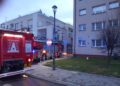 Pożar kamienicy w Kielcach - Radio Kielce 31.03.2026. Kielce. Ul. Śniadeckich. Pożar kamienicy / Fot. straż pożarna