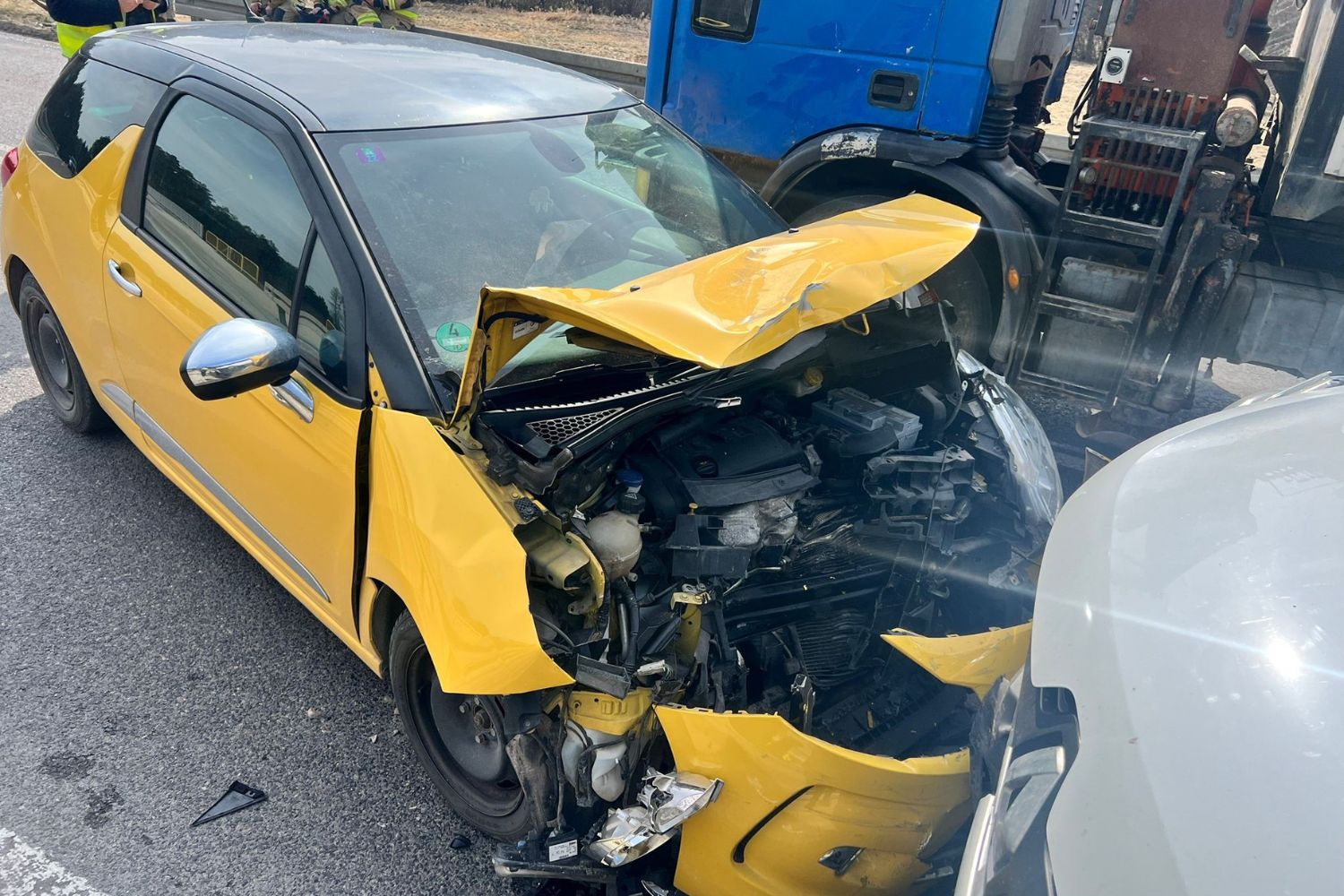 Groźne zderzenie w Sukowie. Jedna osoba w szpitalu