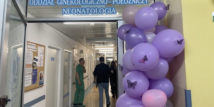 09.03.2026. Końskie. Szpital - dzień otwarty na porodówkce po remoncie / Fot. Magdalena Galas-Klusek - Radio Kielce
