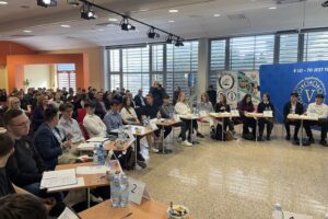 10.03.2026. Kielce. Debata uczniowska - „Sztuczna inteligencja w zawodach przyszłości” / Fot. Daniel Lenart - Radio Kielce