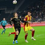 Korona prowadziła, ale wraca do Kielc bez choćby punktu - Radio Kielce 16.03.2026. Szczecin. Mecz 25. kolejki PKO BP Ekstraklasy: Pogoń Szczecin - Korona Kielce / Fot. PAP/Marcin Bielecki