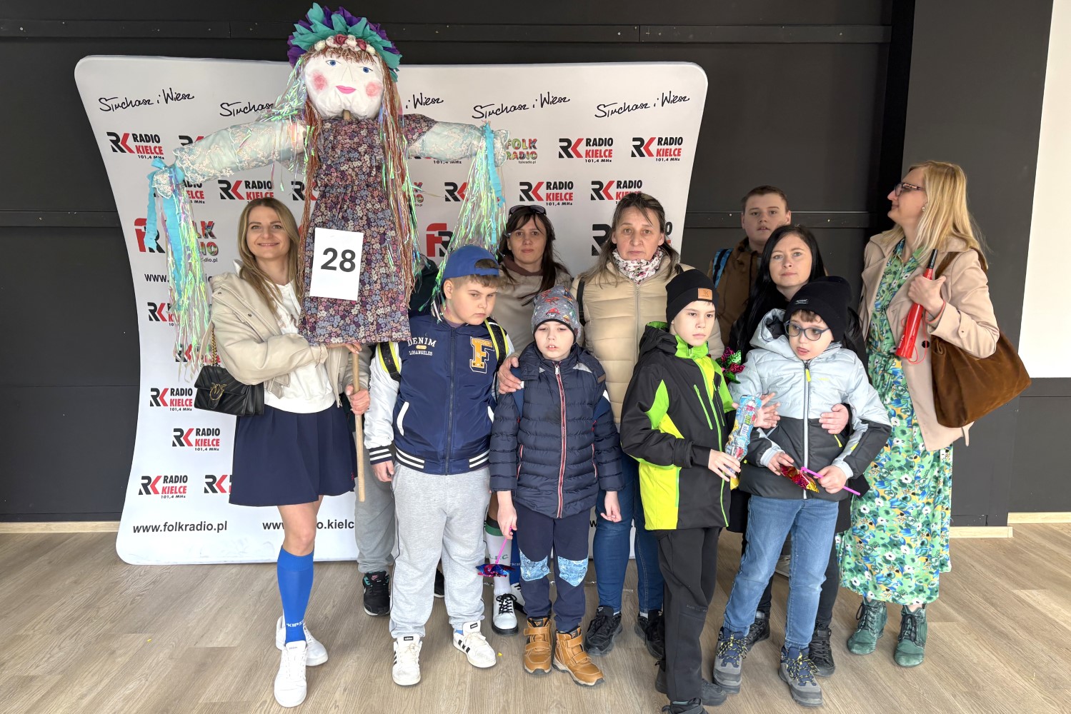 Radio Kielce. XV Konkurs na Najpiękniejszą Marzannę / źródło: Radio Kielce