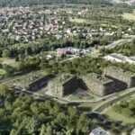 Wizualizacja osiedla mieszkaniowego w rejonie ul. Warszawskiej i Sikorskiego / źródło: Trust Investment