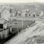 Kielce. Ulica Pocieszka. Lata 1962-1967. Skrzyżowanie ulic Pocieszka i Warszawskiej / fot. „Kielce na przestrzeni lat”