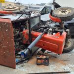 17.03.2026. Starachowice. Ul. Kopalniana. Wypadek / Fot. policja