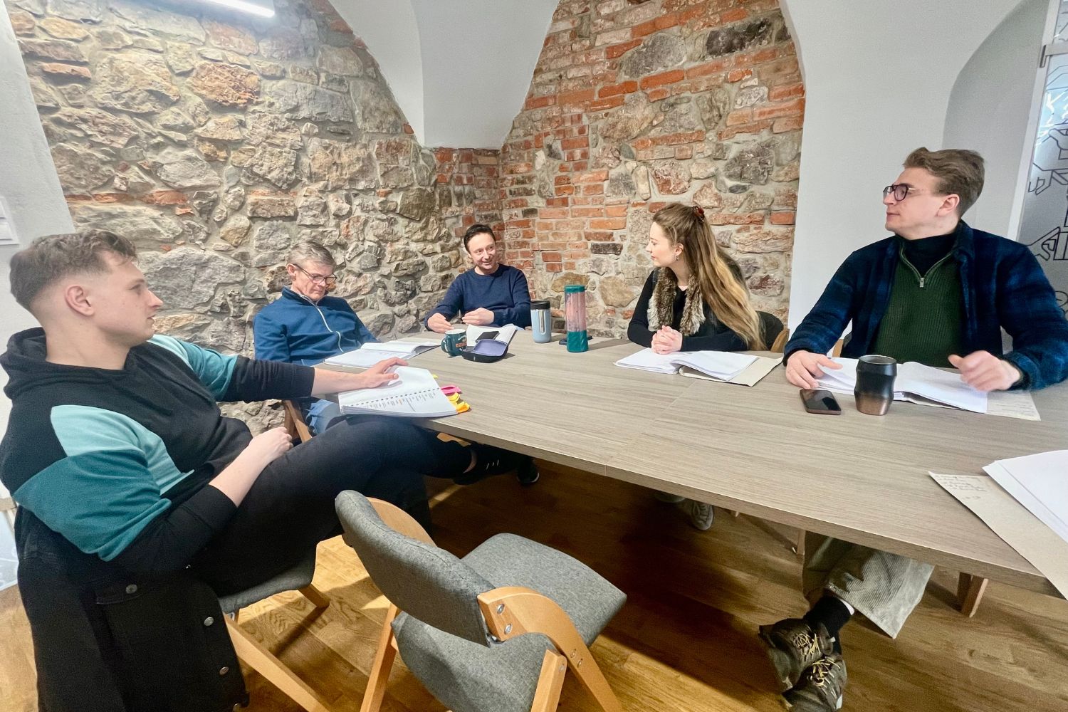 Teatr Lalki i Aktora „Kubuś” w Kielcach. Próby do „Wesela” Stanisława Wyspiańskiego / Fot. Dorota Klusek - Radio Kielce