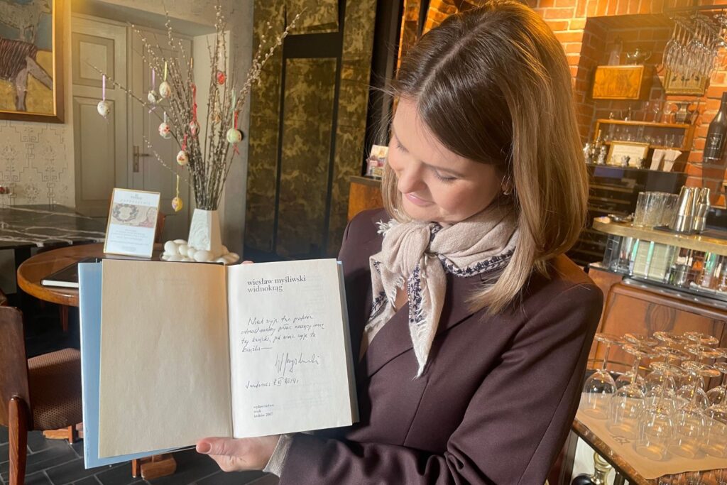 Na zdjęciu: Anna Bokwa, właścicielka restauracji Widnokrąg w Sandomierzu / Fot. Grażyna Szlęzak-Wójcik - Radio Kielce