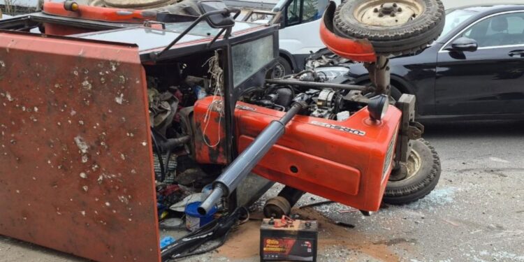 17.03.2026. Starachowice. Ul. Kopalniana. Wypadek / Fot. policja