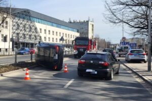 10.03.2026. Kielce. Ulica IX wieków Kielc / Źródło: policja