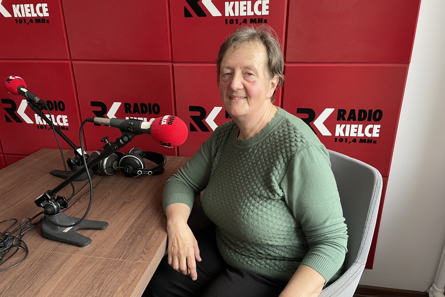 Na zdjęciu: Teresa Latańska - prezes koła KGW Kukułki z Rzeczycy Mokrej / Fot. Grażyna Szlęzak-Wójcik - Radio Kielce