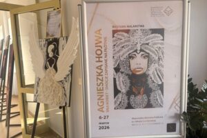 06.03.2026. Kielce. Biblioteka wojewódzka. Wystawa malarstwa Agnieszki Hojwy „Siła kobiet – emocje zapisane na płótnie” / Fot. Aleksandra Słowak - Radio Kielce