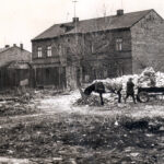 Kielce. Ulica Nowy Świat. Lata 1967-1968. Obecnie w tym miejscu jest Świętokrzyski Urząd Wojewódzki