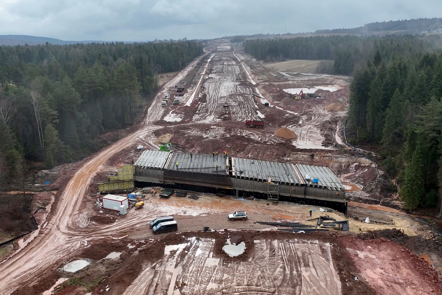 Budowa trasy S74 Kielce – Mniów / źródło: s74-mniow-kielce.pl