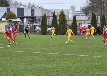 28.03.2026. Połaniec. Mecz 3 ligi Czarni Połaniec - Wisła II Kraków / Fot. Maciej Makuła - Radio Kielce